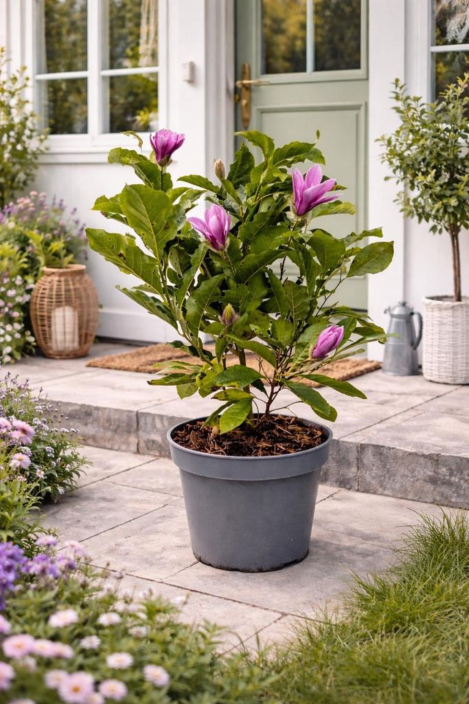 Magnolie ‘Susan’ 60–80 cm – Duftende Zwergmagnolie im Topf, Produktbild 