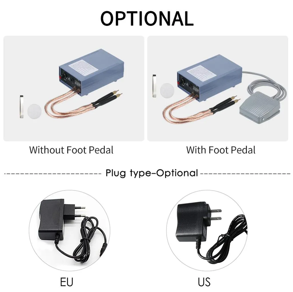 Soudeuse par points portable avec courant réglable et prise UE 5000W