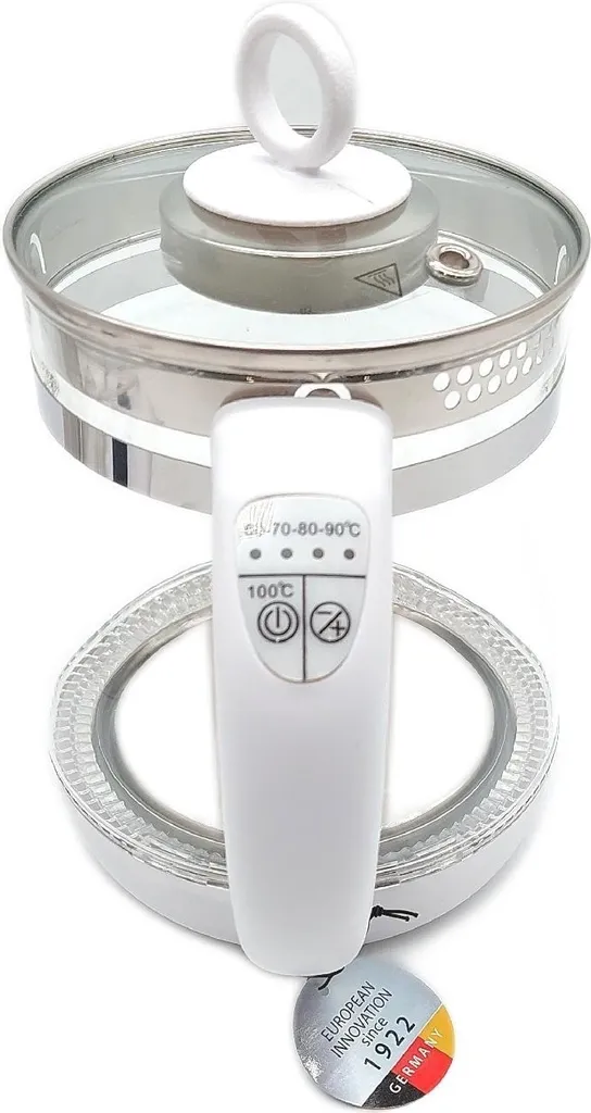 Adler AD 1299 Bollitore in Vetro con Infusore 1,5L Bianco 2200W - 9
