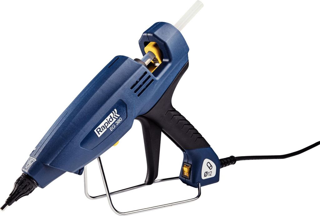 Rapid 5000018, Heißklebepistole, Blau, Metall, Kunststoff, Karton, Elektronisch, Möbel, Holz, 36,652 g/min, 60 s