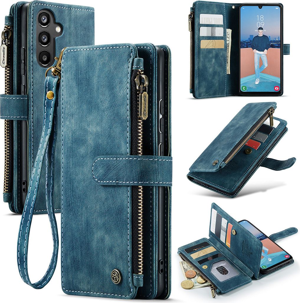 Custodia Galaxy A34 5G, Custodia in Finto cuoio con Immagine del prodotto 