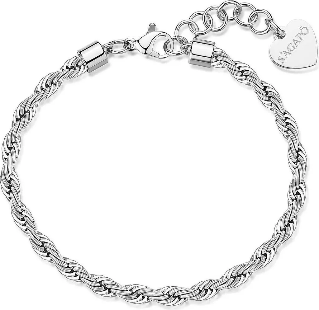 Bracciale Sagapò Chunky Donna in Acciaio 316L Silver Collection