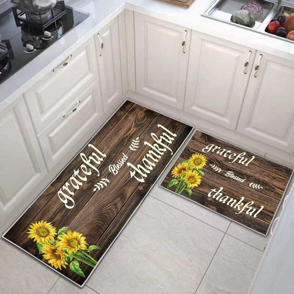 Tapis Cuisine Antidérapant Lot de 2 : Fini les Sols Mouillés et Glissants