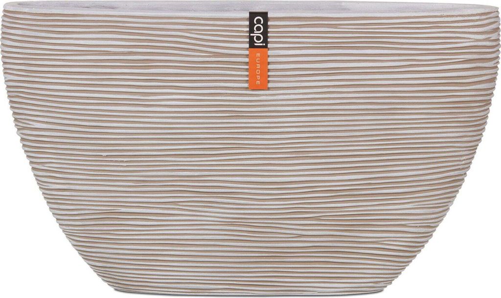 Capi Europe Topf oval Rib Anthracite & Ivory - 59x14x34 - Produktbild 