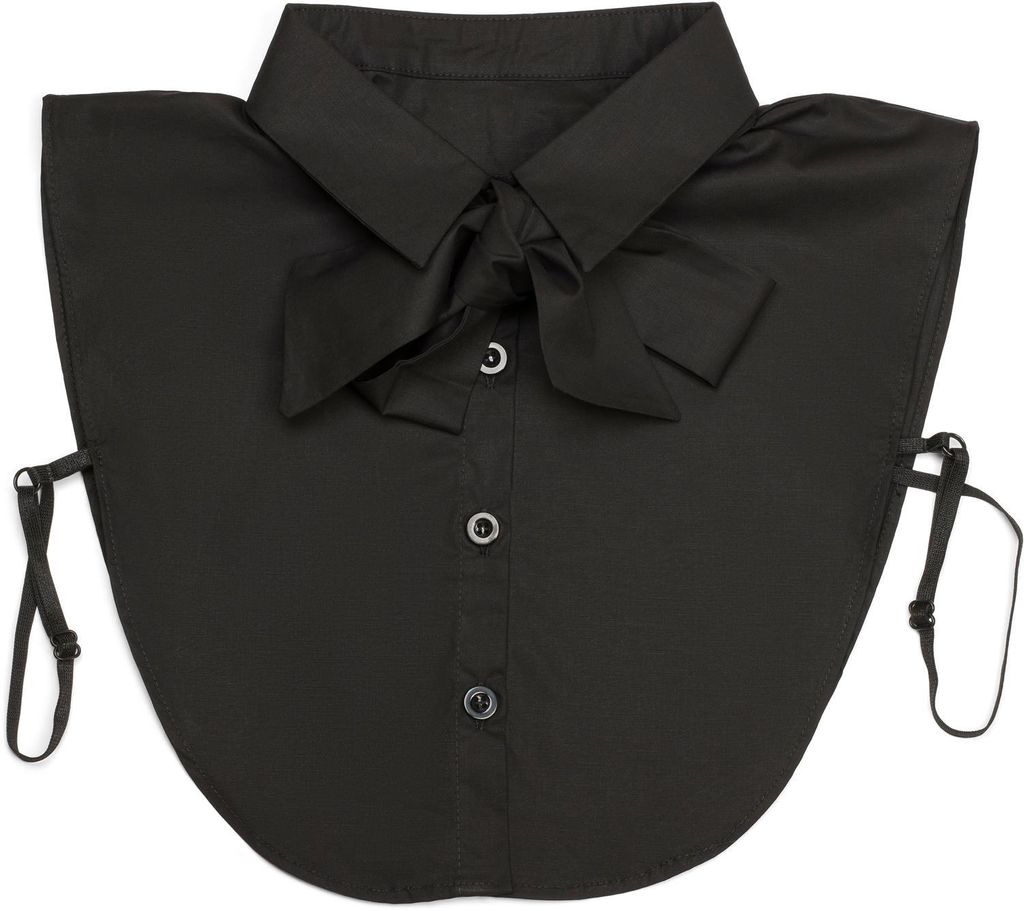 styleBREAKER Damen Blusenkragen Einsatz mit Knopfleiste und Produktbild 