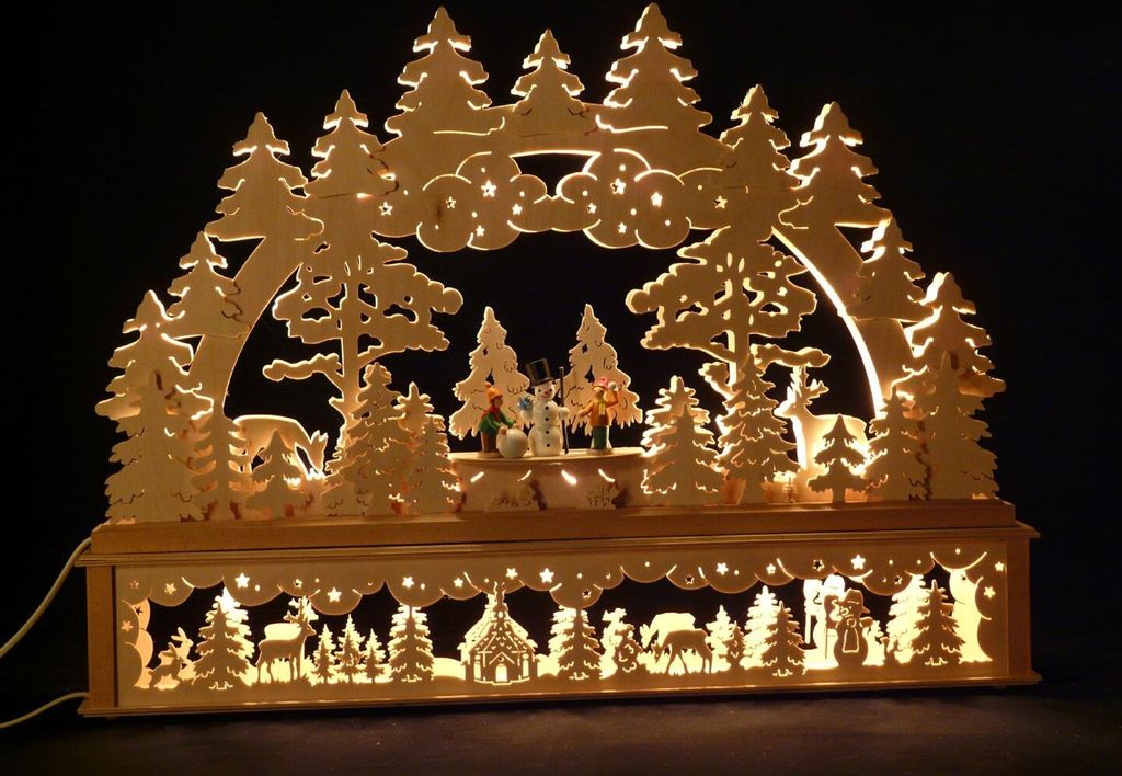 Original Erzgebirgischer Marken Schwibbogen Lichterbogen 70 x 53 cmK70-2_12