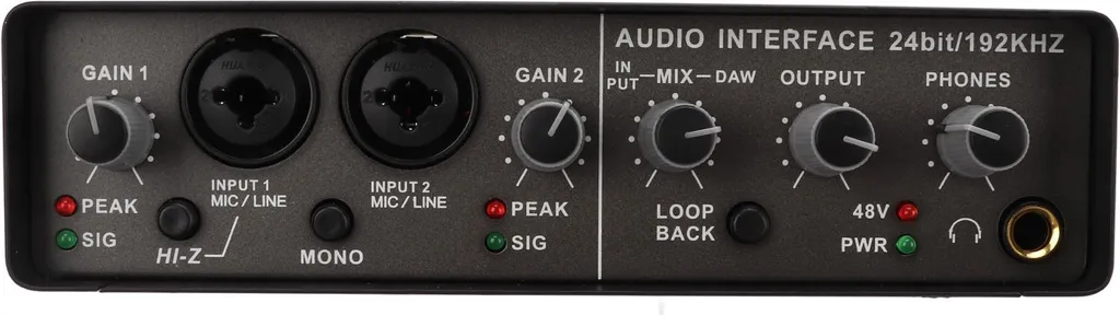 Carte Son Externe USB avec Mixage Numérique DSP pour Streaming Live Pro