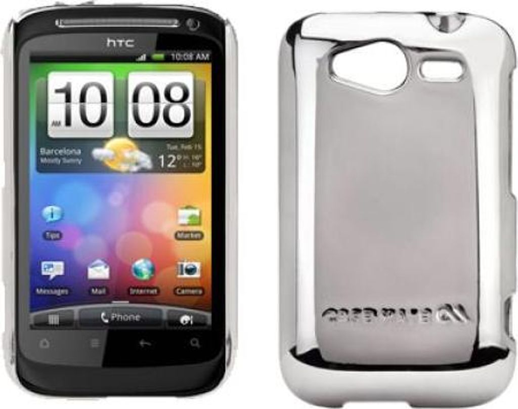 Case-Mate Barely There Case für HTC Wildfire S mirror silver (CM015063)