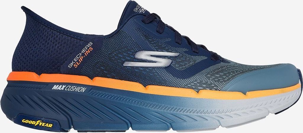 Skechers Sneaker MAX CUSHIONING PREMIER 2.0, Textil, Blau, Produktbild 