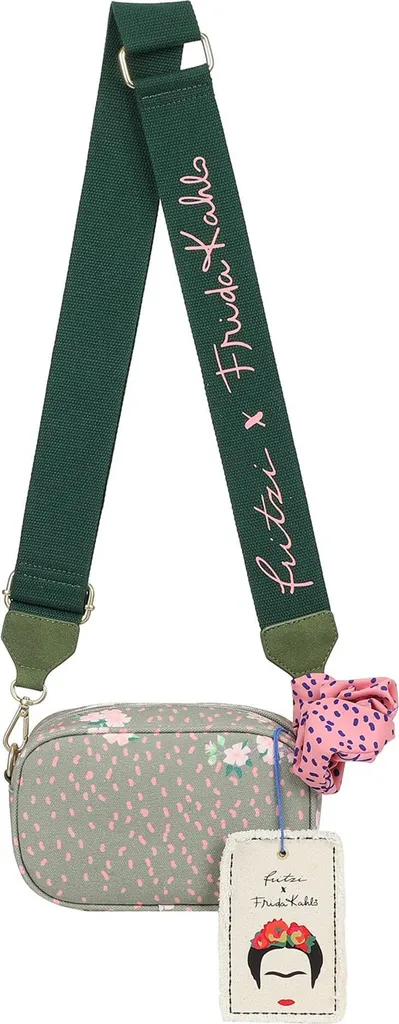 Petit sac crossbody Jungle Vert Fritzi aus Preußen Frida Kahlo Limited