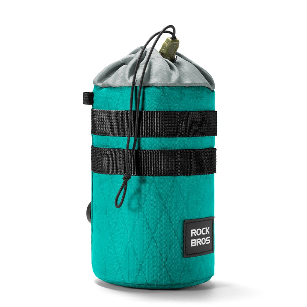 ROCKBROS Lenkertasche Fahrradtasche Flaschenhalter Trinkflasche 1,2L Blau