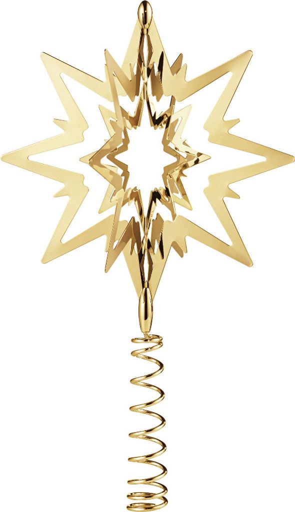Georg Jensen TOP STAR SMALL 18 KT GOLD PLATED 10013714