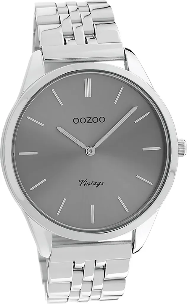 Oozoo Timepieces Montre D2UOC9983A Argentée en Métal pour Femme