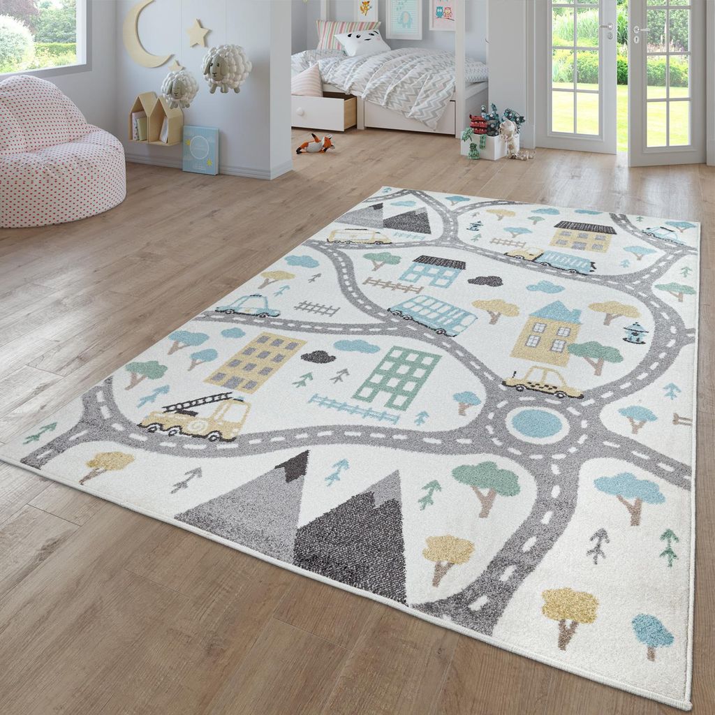 TT Home Teppich Kinderzimmer Kinderzimmerteppich Junge Produktbild 