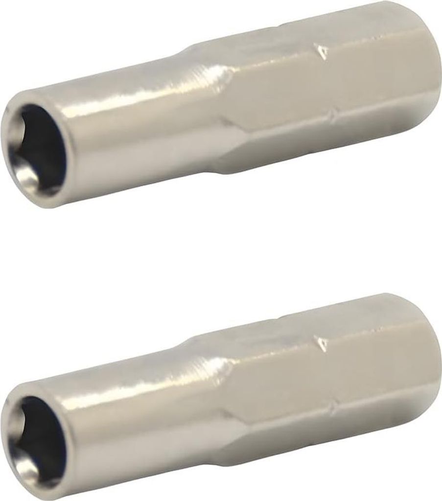 2er-Pack magnetische Hulsadapter für 6,35 mm auf 4 mm Sechskantschraubendreher