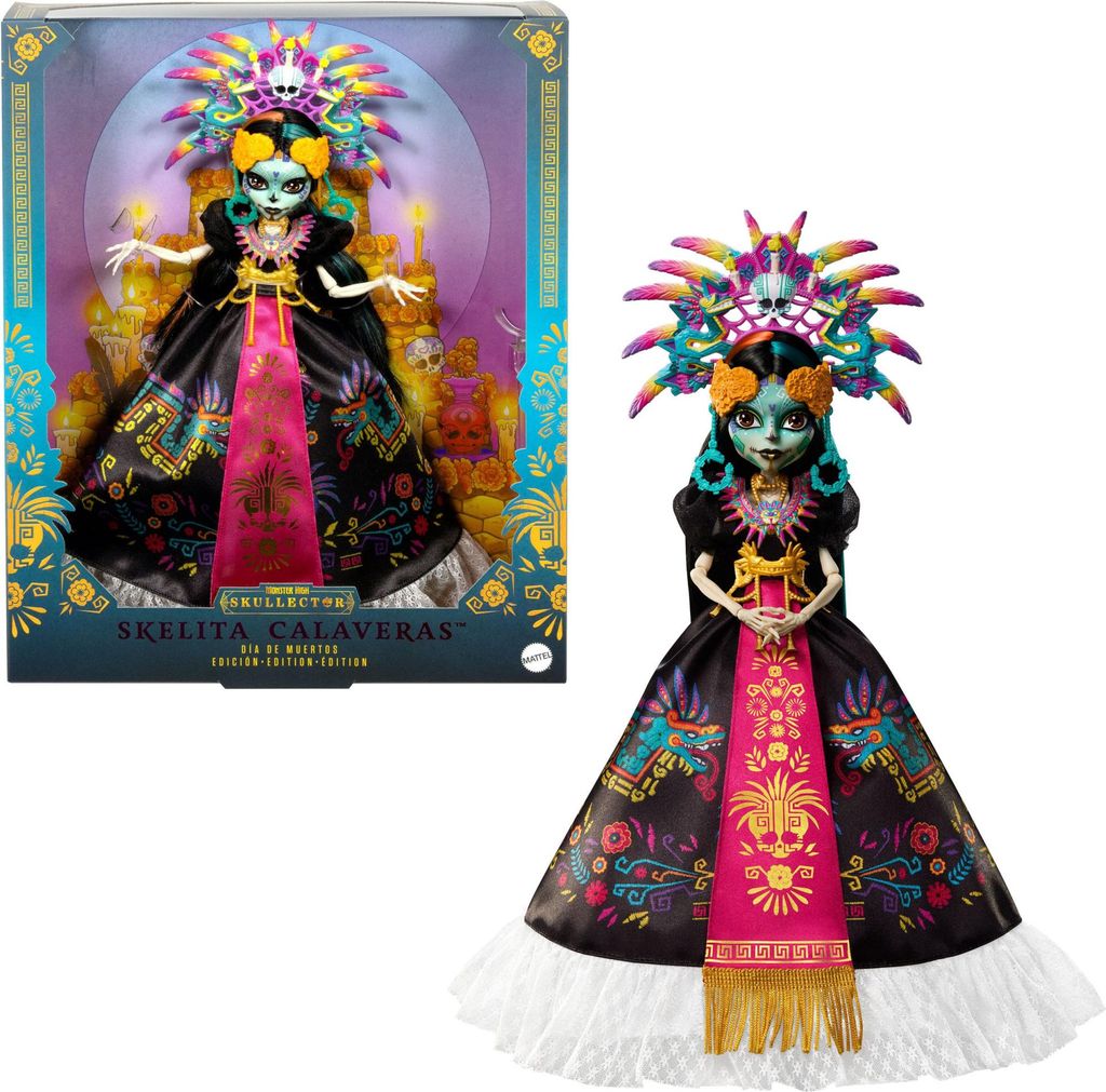 Lalka Monster High Skullector Skelita Calaveras Edycja Día Image du produit 