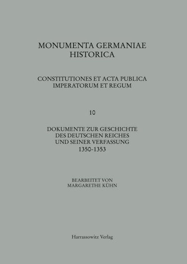 Constitutiones et acta publica imperatorum et regum (1350-1353)