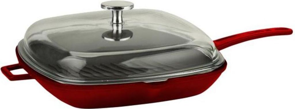 LAVA Metal Padella grill 28 x 28 cm con coperchio, ghisa, Immagine del prodotto 