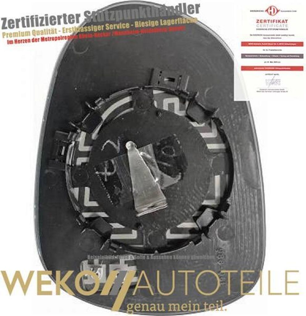 Spiegelglas Außenspiegel links DIEDERICHS 3053025 für ALFA ROMEO