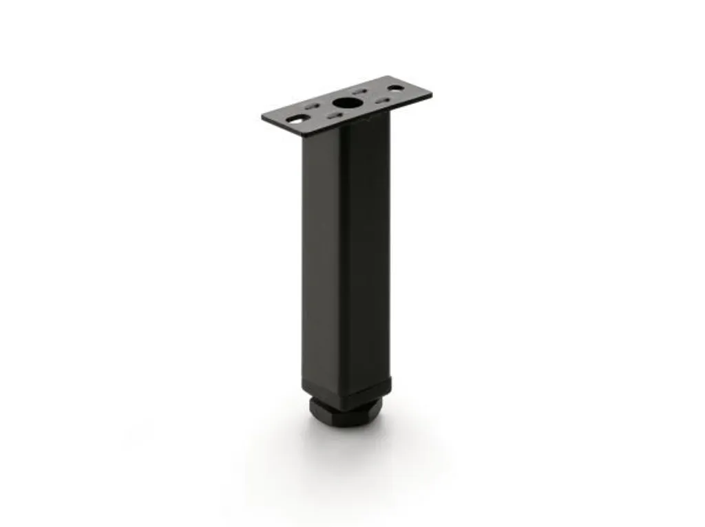 Naber YouK Pied Réglable pour Système d'Étagère Industriel Noir Mat