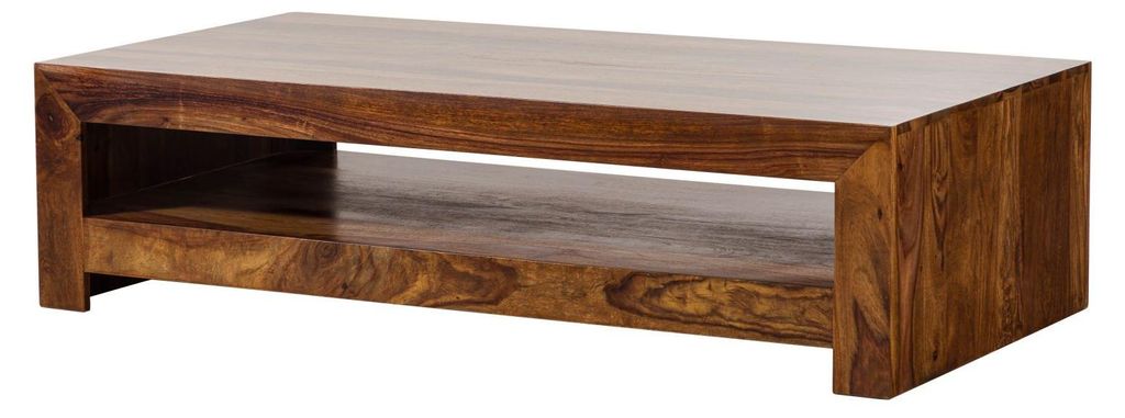 MASSIVMOEBEL24.DE Couchtisch Sheesham 135x70x36 walnuss Produktbild 
