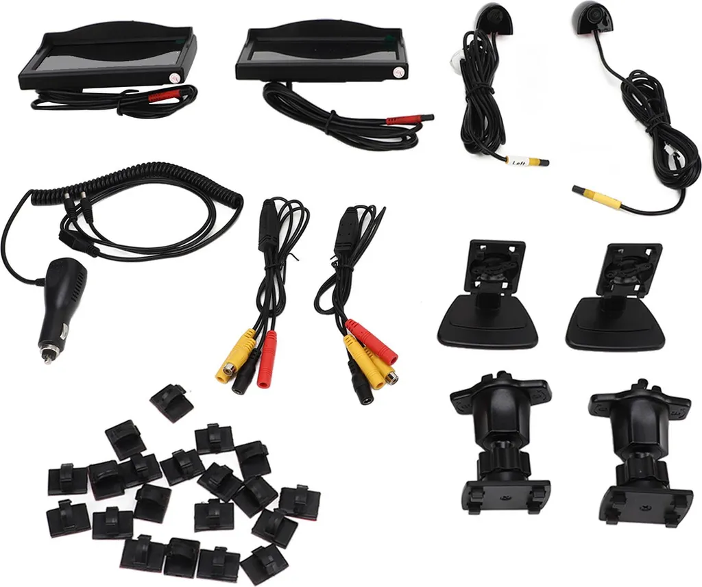 Caméra latérale étanche IP67 avec moniteur LCD 5 pouces 12V 24V robuste