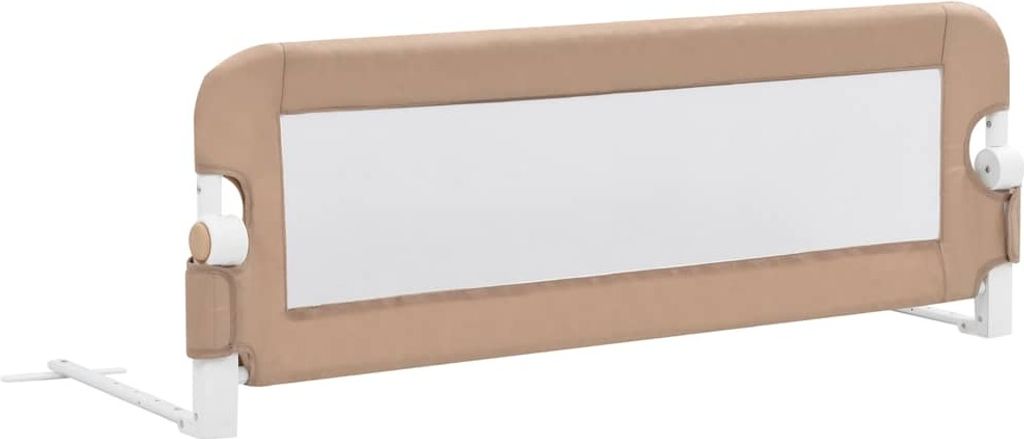 vidaXL Chránič postele pre batoľatá Taupe 120x42 cm Obrázok produktu 