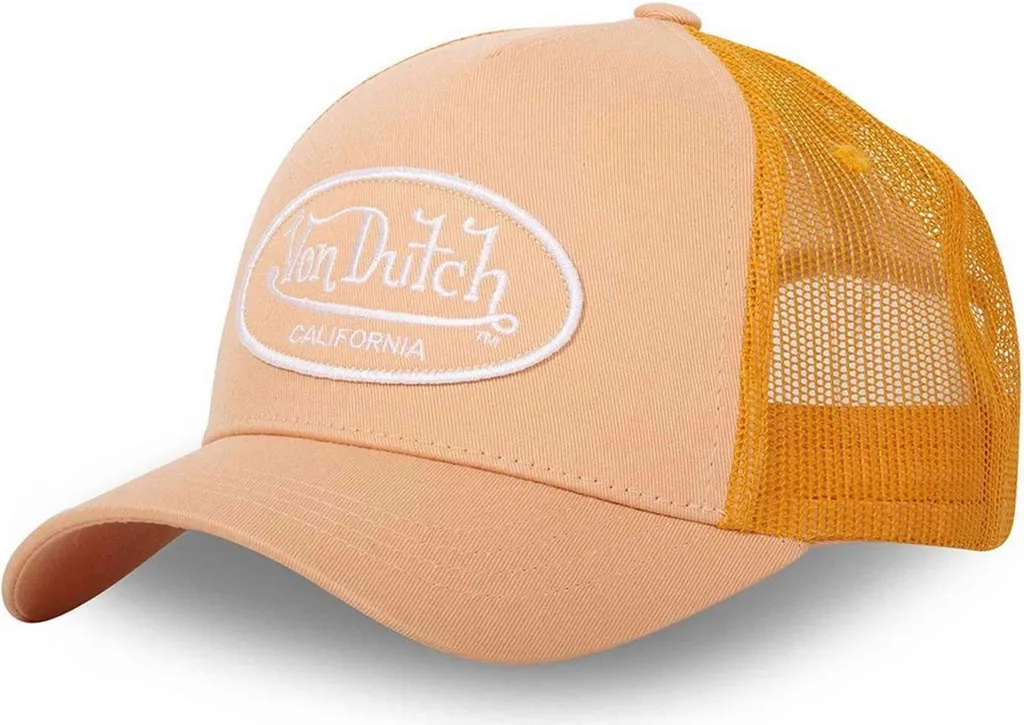 Casquette Von Dutch VD-0-CAS3-LOF-B6 Orange Taille Unique Ajustable