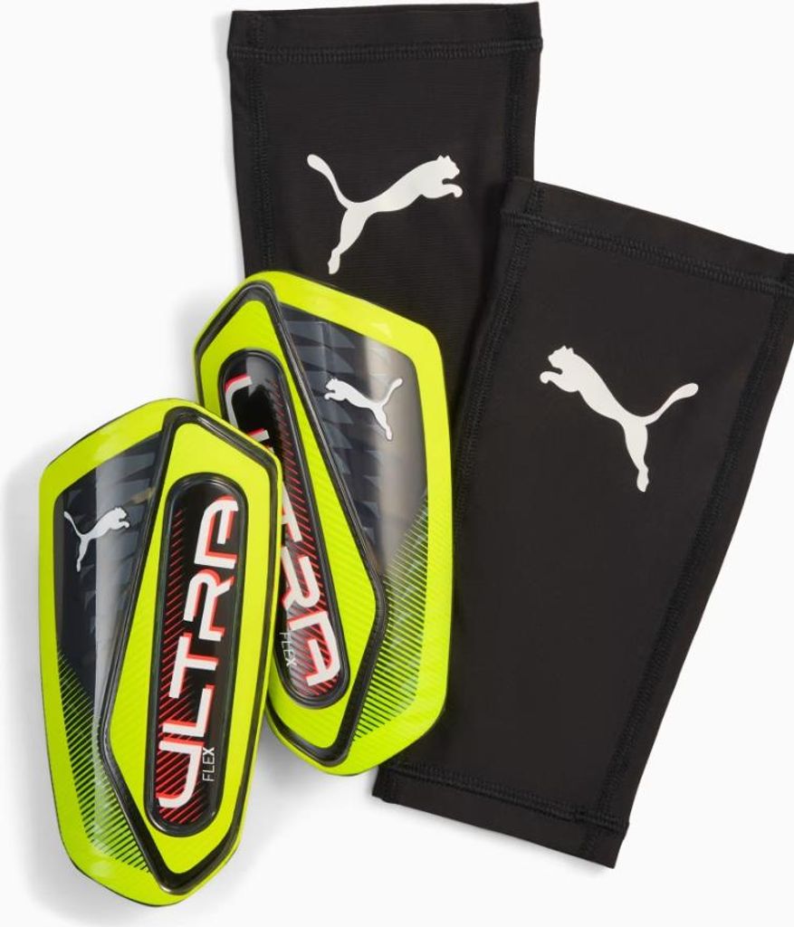 PUMA ULTRA Flex, Erwachsene, Männlich, M, Elasthan, Polyester, Schwarz, Gelb