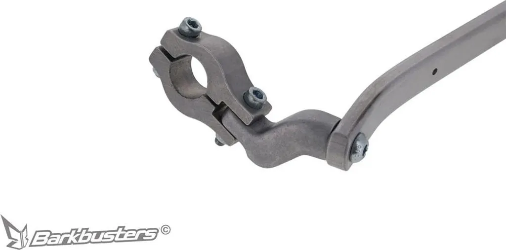 Barkbusters Scrambler 400x Barres Protection Aluminium Argent Fixe