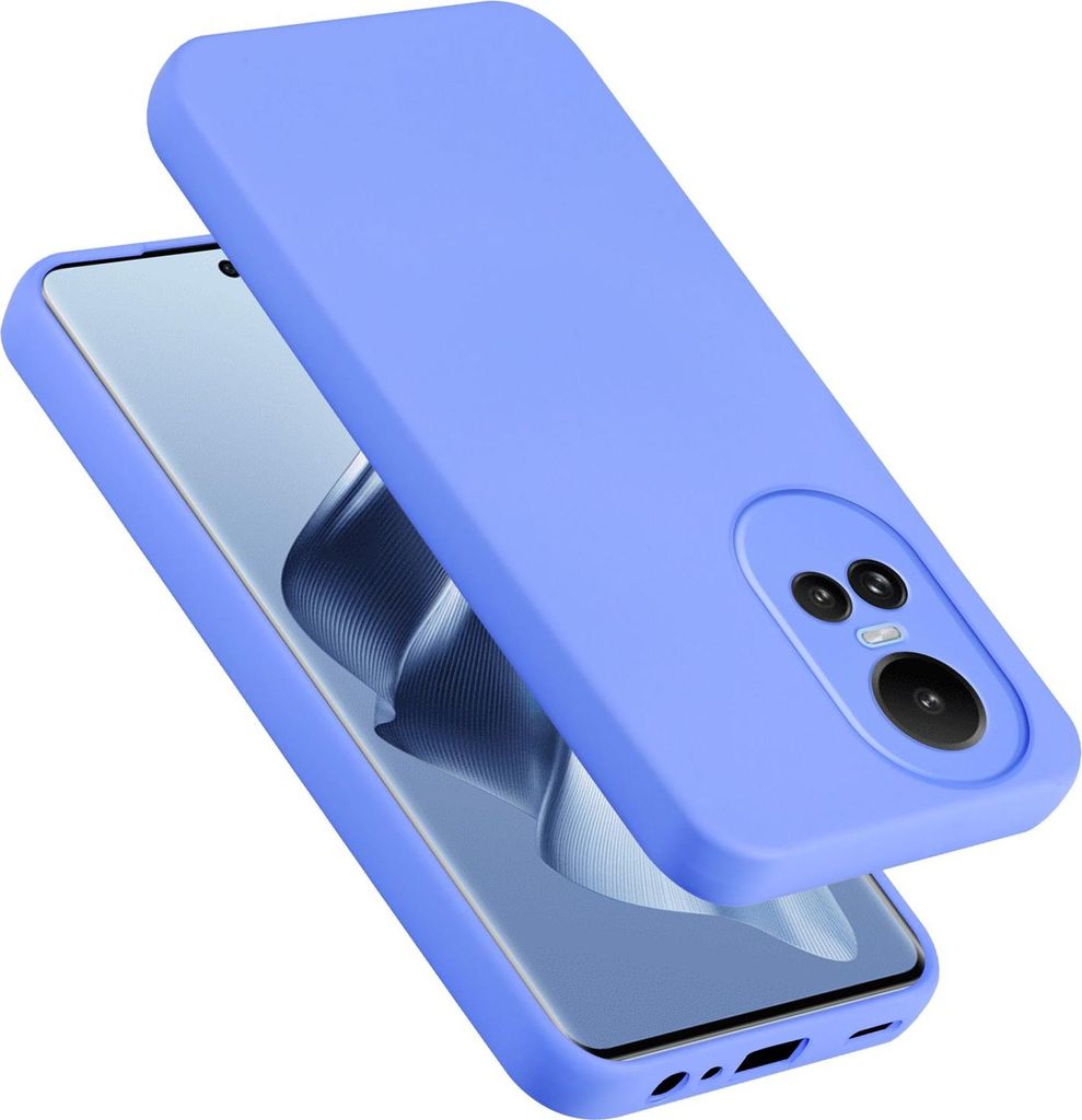 Cadorabo Hülle für OPPO Reno 10 5G / 10 Pro 5G Hülle Silikon Handyhülle Case aus flüssigem Silikon, Kratzfeste und stoßfeste Schutzhülle fü...