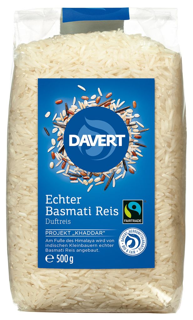 Organiczny prawdziwy ryż Basmati, biały 500 g Zdjęcie produktu 
