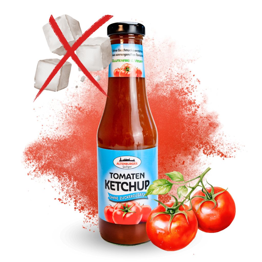 Tomaten Ketchup ohne Zuckerzusatz, 450 ml Produktbild 