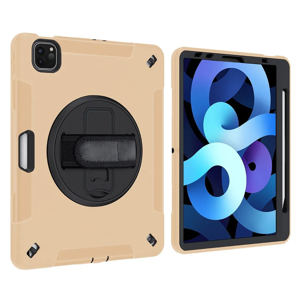 Cover Rugged iPad Air 10.9 A2316 A2324: Armatura Rigida 4in1 Oro