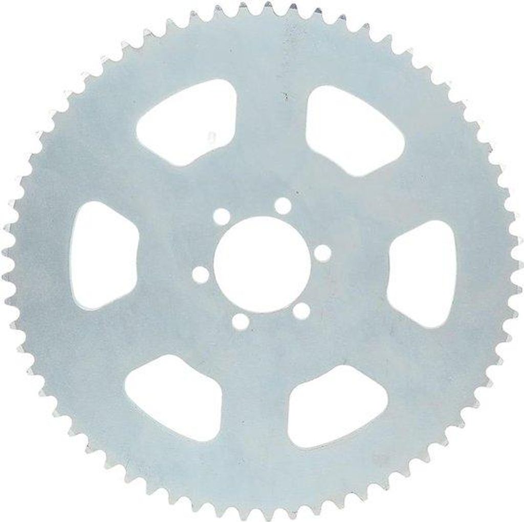 Karttandrad 65 mm - 6 Zahn - 37 mm - Kohlenstoffstahl - für Mini Bike