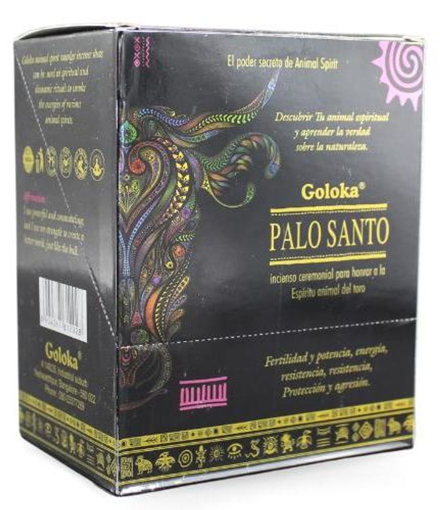 Goloka Palo Santo Smudged Räucherstäbchen Sticks, 8 Stück Produktbild 
