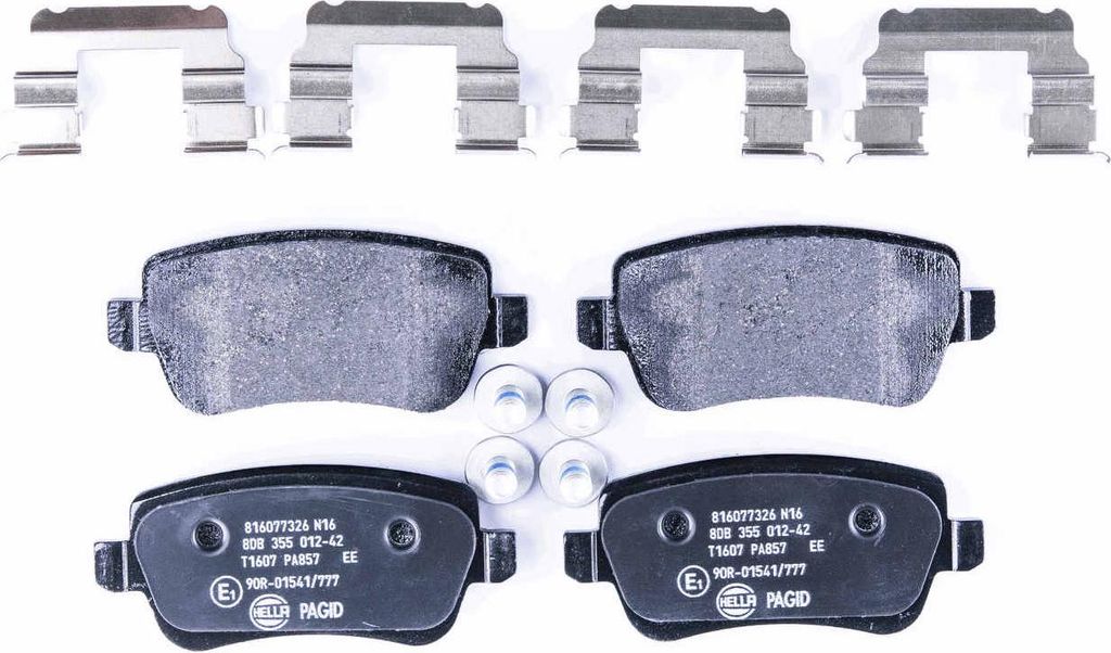 Bremsbelagsatz Scheiben ohne Verschleißwarnung 16,8 mm HELLA für FIAT CROMA