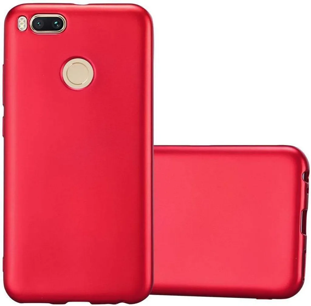Cadorabo Custodia Rossa Xiaomi Mi A1 / Mi 5X - Cover Silicone TPU Slim