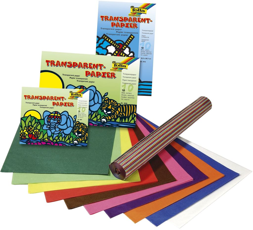 folia Transparentpapier-Bastelheft 140 x 200 mm 42 g/qm 10 Produktbild 