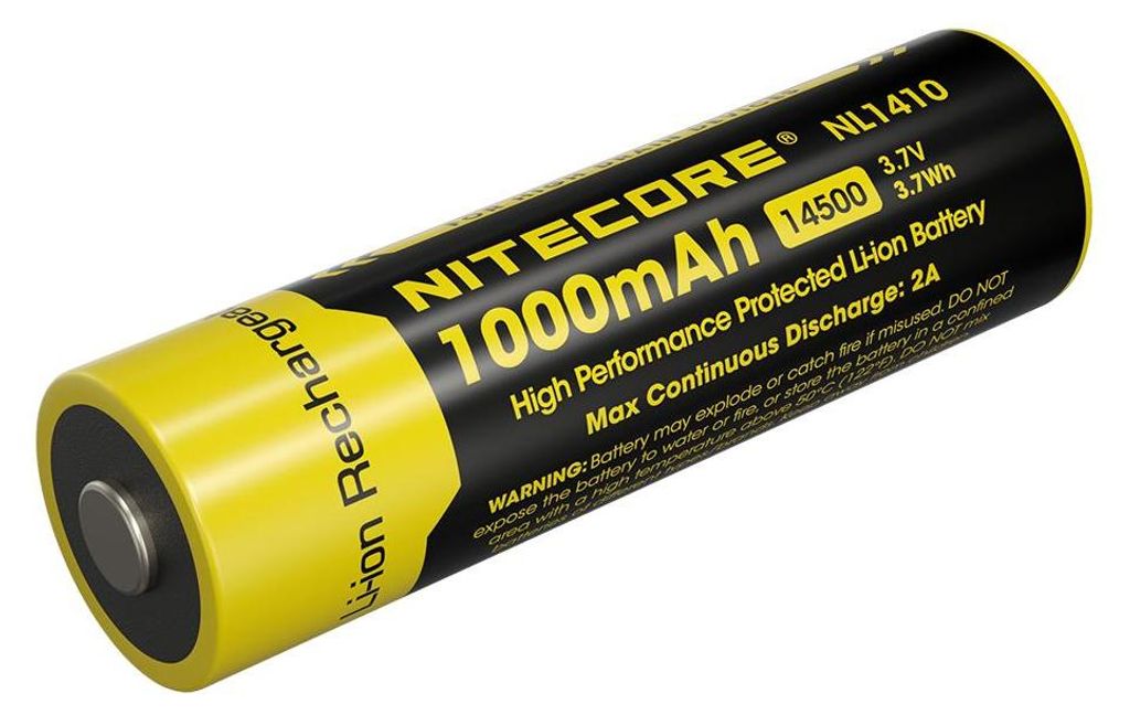 Batteria Nitecore agli ioni di litio tipo 14500 NL1410 Immagine del prodotto 
