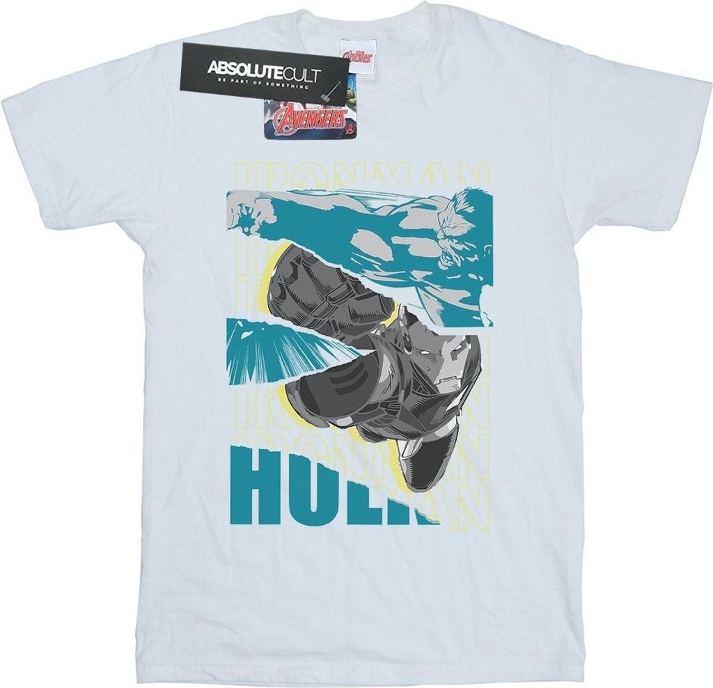 Marvel - "Avengers" T-Shirt für Herren BI6464 (XL) (Weiß)