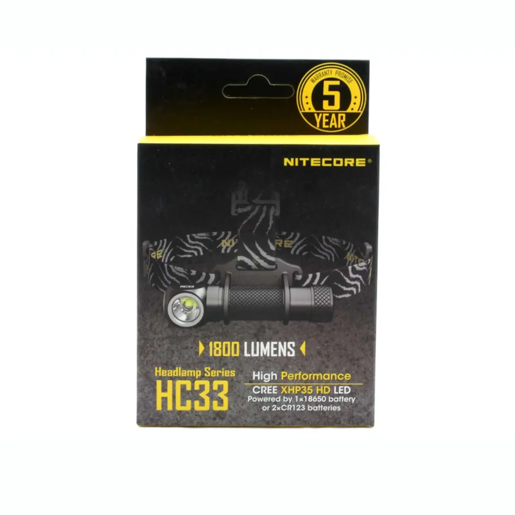 NiteCore HC33 Lampe frontale étanche IPX8 1800lm avec base magnétique - 5