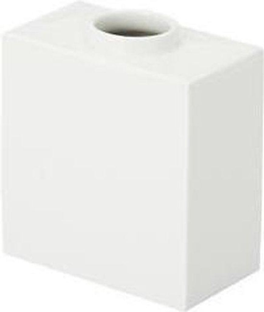Vaas CADRE 1 von Trude Petri – Rechteckige Vase mit verschiedenen Dekoren und asymmetrischem Rosendesign, 4 Größen verfügbar