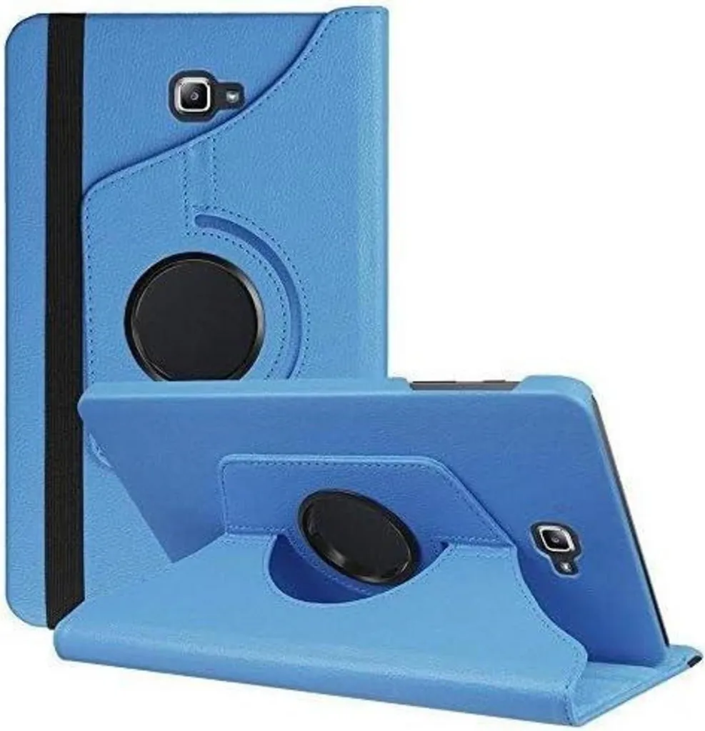 Étui de Protection Rotatif pour Samsung Galaxy Tab A 10.1 A6 SM-T580 Noir