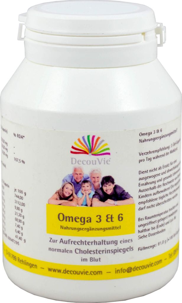 Omega 3 & 6 Kapseln 100 St