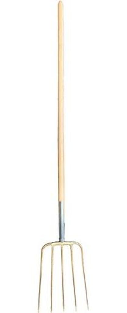 Dunggabel, 5 Zinken, 320x250 mm, Stiel 1350 mm