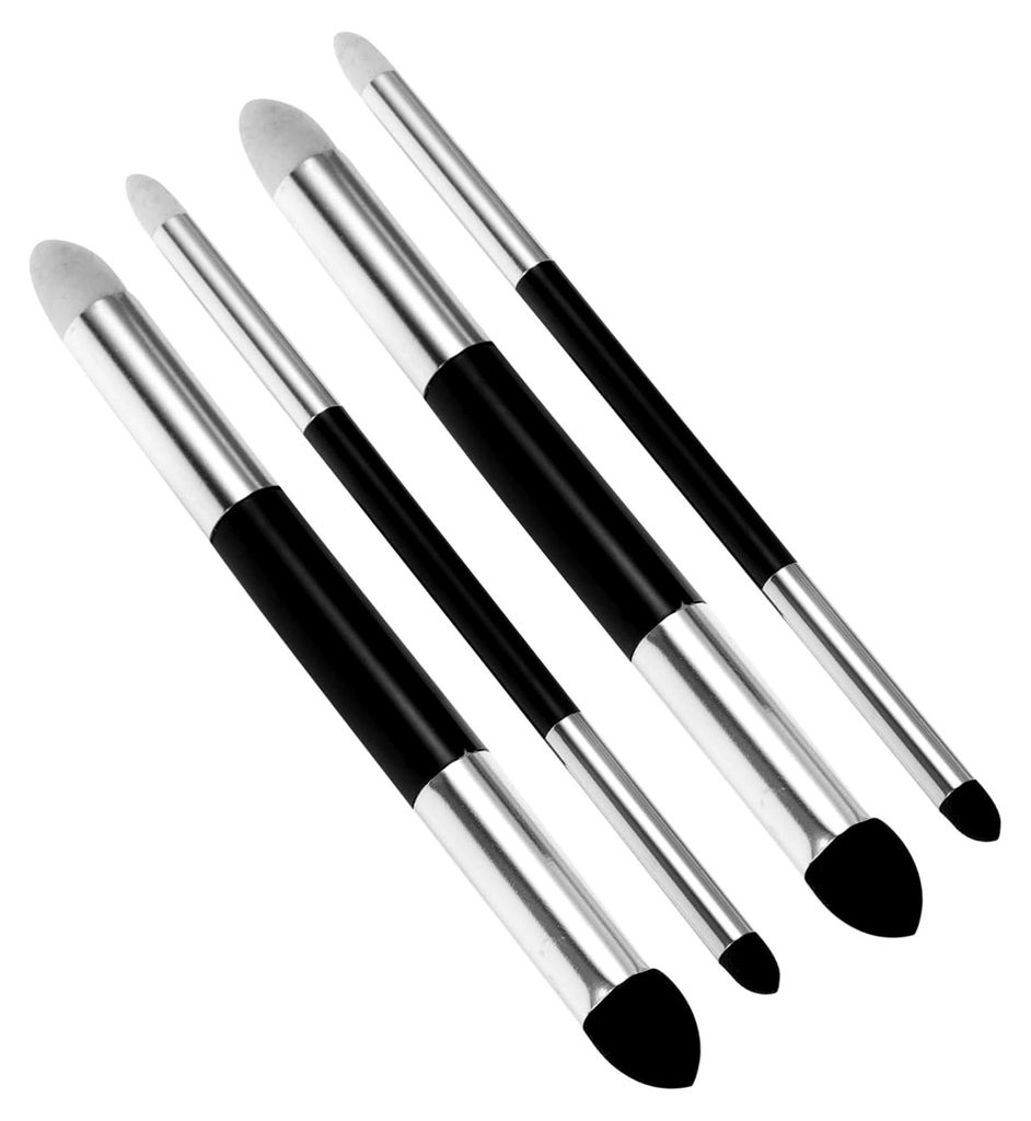 4 Stück Skizzenwerkzeug Doppelkopf Schwammstift Weich mit Ergonomischem Griff für Künstler zum Verblenden und Schattieren