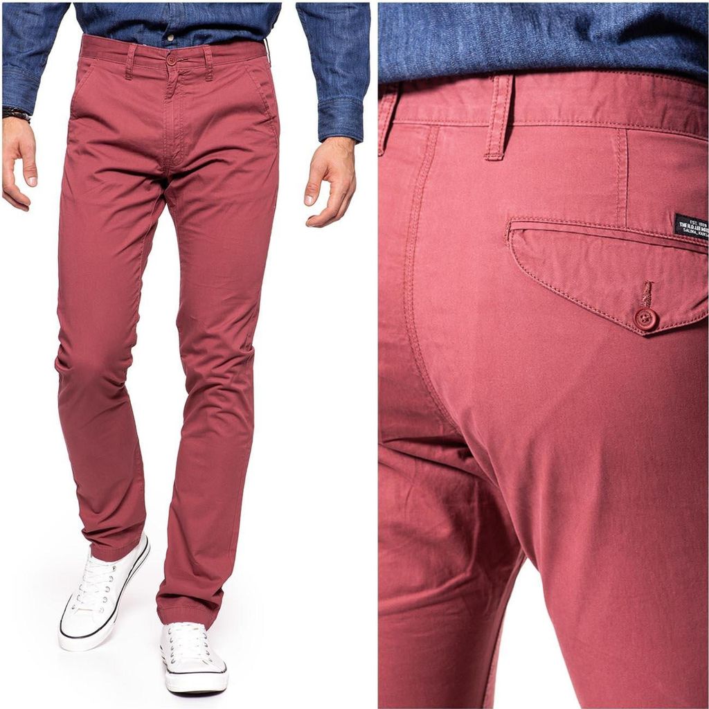 Lee Herrenhose Chino Oxblood L768ft58 W29 L34