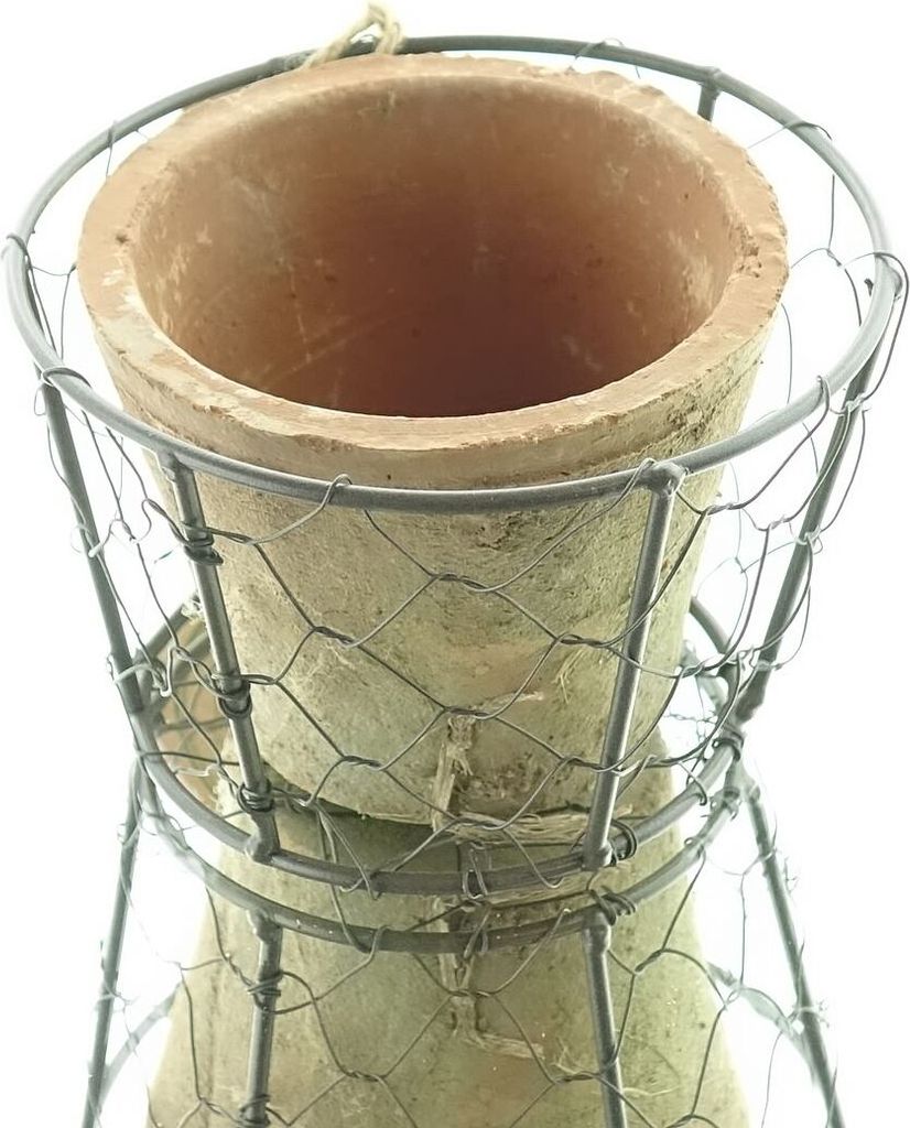 Esschert Design AT Topf im Drahtkorb; AT10