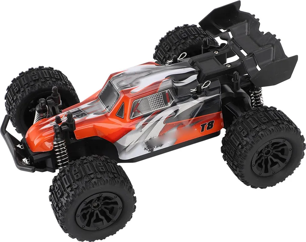 Véhicule télécommandé tout-terrain RC haute vitesse rouge enfant 3 ans